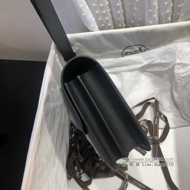 Hermes空姐包 愛馬仕Constance方胖子半手工 Epsom掌紋小牛進口皮 Hermes單肩斜挎包  tdh2090